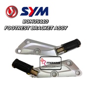 SYM E-BONUS BONUS110 SM SPORT-E CLASS W100 FOOTREST BRACKET LH RH FOOTREST BRACKET RUBBER BUSH