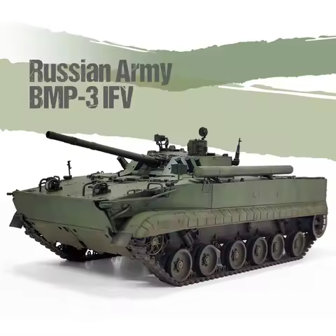 Academy 13565 Russian Army BMP-3 IFV 1/35 Military Assembled Scale Model Kit DIY Toys，for Collectibl