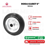 6" inch Display Case Wheels Wheel Only Rubber Wheels Trolley Wheels