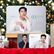 Hyun Bin 2025 Wooden Seat Desk Calendar