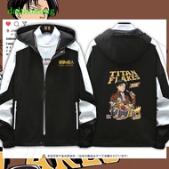 Men Jacket Anime Impression Captain Levi Attack on Titan Joint Autumn Winter Jacket Hooded Jacket Men Women Top zm