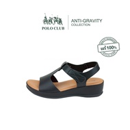 POLO CLUB Slip-On Sandals Model AG-2841 Black | Women's 1 Inch High