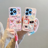Case Tecno Spark 10 4G Case Tecno Spark 10C Case For Case with a Bracelet Case hard Phone Case BB-CY