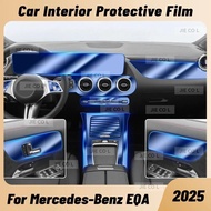 Anti-scratch Car Interior Center Console Media Dashboard Navigation TPU Protector Film For Mercedes 