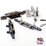 Homemade Tamiya Four-Wheel Drive Carbon Fiber AT Spring Head Double Speartail MSL/VZ/FMA Cutting Cha
