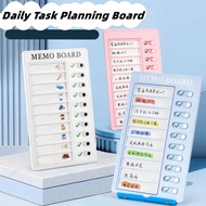 [Value Choice] Reusable Planning Board Detachable Chores Checklist Board Self-discipline Punch Card 