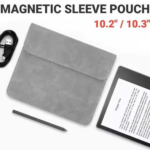 For Onyx Boox Note Air 5 4 3 C 2 Plus 10.3" eBook Slim Sleeve Pouch with Stylus Pen Slot