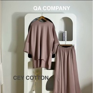 💥Dahlia set 💯cotton  blouse set skirt ironless