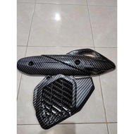 PCX carbon package, PCX 150 carbon exhaust shield cover + PCX 150 radiator cover
