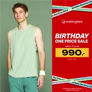Wakingbee by Mark Kim Trainer Tank (Sage) เสื้อกล้ามออกกำลังกาย ของผู้ชาย ผ้าพิเศษลดรอยเหงื่อ แห้งไว