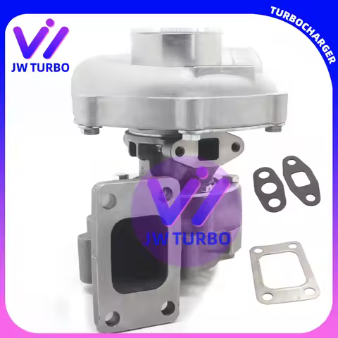 New Turbocharger T3 Oil cool V-band 4 6 Cyl GT35 GT30 T3T4 T04E A/R .50 Turbine A/R .63 2.0L-3.5L Fo