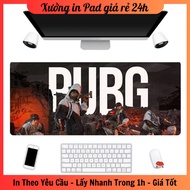 Pubg mouse pad, Gaming mouse pad medium size 60x30, 60x40, 70x30 - Get immediately - Print on demand