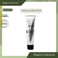 (100% ORIGINAL ) FACIAL WASH MS GLOW MEN / SABUN MS MEN / SABUN PERAWATAN MS MEN