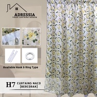 H7 - Langsir Bercorak (10 Corak) / Langsir Rumah / Langsir Tingkap / Langsir Ring Type / Langsir Cot