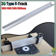 TAMAKO 1Pcs T-Track, Slide Guide Rail 300-600mm T-Slot Track, 30 Type Aluminium Alloy T Slider Fixtu