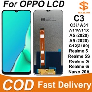 TEK.SEJAM Original LCD For Realme C3/C3i/5i/6i/Realme5/5S/OPPO A9/A5 2020 original screen replacemen