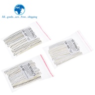 TZT  0603 0805 1206  SMD Resistor Kit Assorted Kit 1ohm-1M ohm 1% 33valuesX 20pcs=660pcs Sample Kit