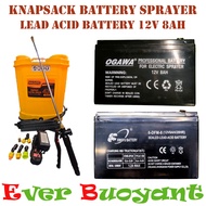 BATTERY 12V 8AH FOR KNAPSACK BATTERY SPRAYER BATERI 12V 8AH UNTUK MESIN PENYEMBUR BATERI GALAS