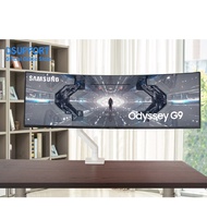 【S500 Aluminum Gas Spring Arm 34-49 Inch Curved Arc Screen Monitor Holder for Samsung Odyssey Ne ♜☼
