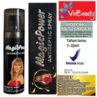 ORIGINAL MAGIC POWER SPRAY ANTISEPTIC SPRAY 15 ML / SPRAY MAGIC PRIA TAHAN LAMA