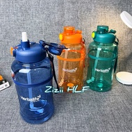 Hlf drinking bottle size 1.5lt 2 liter food grade (onix) tumbler botol air water bottle
