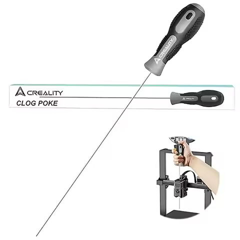 Creality Clog Poke 3D Printer Nozzle Cleaning Kit for 1.75mm Filament Nozzles, Φ1.5mm Needle 3D Prin