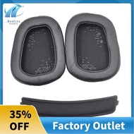 Ear Pads+Headband for Logitech G633 G933 Headphones Replacement Foam Earmuffs Ear Cushion Accessories