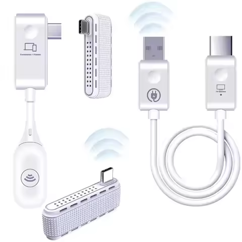 CS7 Type C Audio Video Transmitter and Receiver Screen Projection Cable Wireless HDMI Extender for P