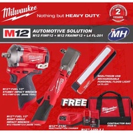 Milwaukee M12 AUTOMOTIVE SOLUTION SUPER Impact Wrench Combo Package ( M12 FRAIWF12 , M12 FIWF12 , L4 FL )
