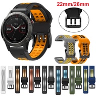 Silicone Strap For Garmin Fenix7 7X 6 6X Pro 5X 5 Plus Epix Watchband Replacement For Coros VERTIX2 Smart Bracelets Accessories