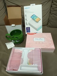 M ＆M 玻璃杯 水杯 Cologate 高路潔 電動清潔牙齒機 MOMAX Q POWER UV C BOXX 無線充電器 消毒充電器