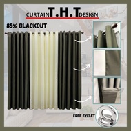 X24 Ready Made Curtain Siap Jahit, LANGSIR RAYA MIX COLOUR Kain Tebal (Free Eyelet / Free Ring )Blackout 85%