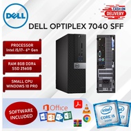 Dell Optiplex 7040 SFF PC Desktop i5 i7 6th Gen 8GB 16GB RAM 256GB 512GB 1TB SSD Small CPU
