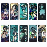 for OPPO Reno 2 2Z 2F 3 4 Pro 5 lite 5F NF18 xiao genshin impact Black Border TPU Phone Case | Flexi