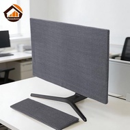 CheeseArrow Universal Monitor Cover Dustproof Fabric Sleeve for 19-37 inch Screens Ideal for Workspa