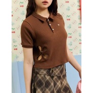 泰國小眾品牌Thada.co Daisy top polo knit