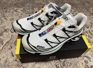 Salomon XT-6 哈士奇戶外跑山行山舒適鞋 黑白藍