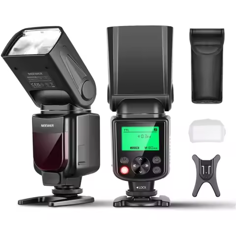 NEEWER NW635II-S TTL Camera Flash Speedlite with Soft Diffuser, Compatible with Sony A9 II, A7R IV, 