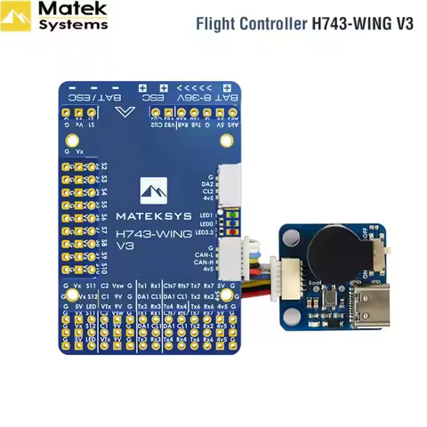 MATEK System H743-WING V3 3-8S STM32H743VIT6 Built-in OSD Baro Flight Controller For RC Multirotor A