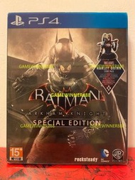 《今日快閃價》（中古二手）PS4遊戲 蝙蝠俠 阿卡姆騎士 阿卡漢騎士 阿甘騎士 BATMAN ARKHAM KNIGHT [Steelbook Edition] 港版英文 鐵盒 限量版 稀有品