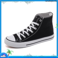【DING DANG】READY STOCK Korean Style Fashion shoes Men Women Canvas High top casual student shoes Out
