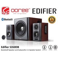 EDIFIER S350DB BLUETOOTH 4.1 APTX WIRELESS SOUND SPEAKER OLD SCHOOL STYLE MODERN SOUND TITANIUM DOME