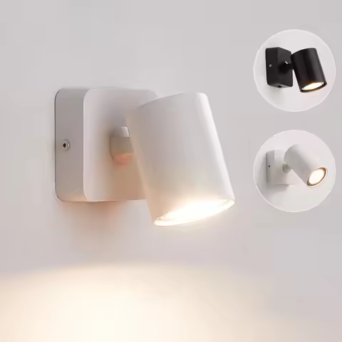 Indoor 7W GU10 Led Ceiling Wall Light Modern Style Folding Rotation Home Hotel Bedroom Bedside Livin