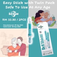 Twin Pack (●◡●) Dr K Shield Easy Stick Anti Viral & Bacterial Sterilizer & Disinfectant Stick