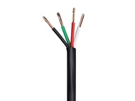 Monoprice Speaker Wire - 16 AWG, 4 Conductor, CMP-Rated, UL Plenum Rated, 100 Percent Pure Bare Copp