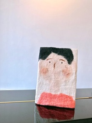 兒童線上體驗  超Q人物自畫像 羊毛氈無框畫DIY材料包 影片教學