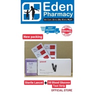 Yuwell Blood Glucose Test Strips 25's / Sterile Lancet 50's + Blood Glucose Test Strips 50's