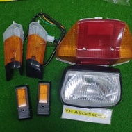 ex5/ex5dream full set lampu/4in 1/singenal siap tapak/lampu belakang/lampu depan/fork reflector/