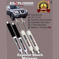 Explorer Absorber ,Nissan  Navara D40 ( front and Rear 4pcs ) lift up 2 inch