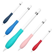 Non-slip Silicone Pencil Grip Holder Protective Stylus Sleeve Cover Compatible with Apple Pencil 1st &amp; 2nd Generation